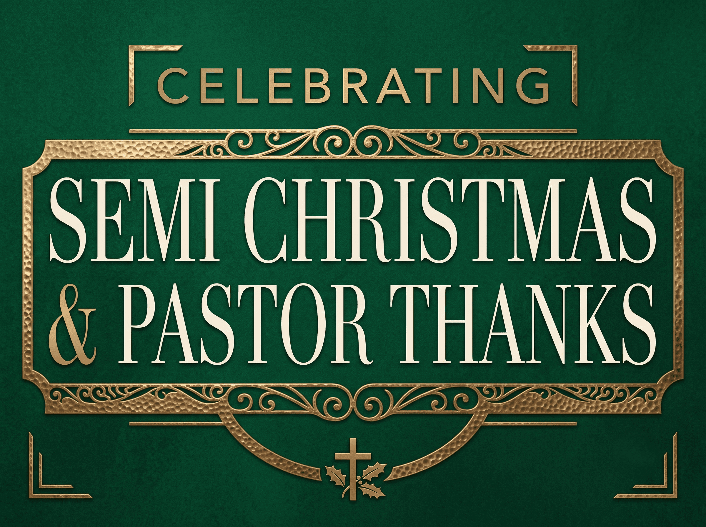 Semi Christmas & Pastor's Birthday Thanksgiving
